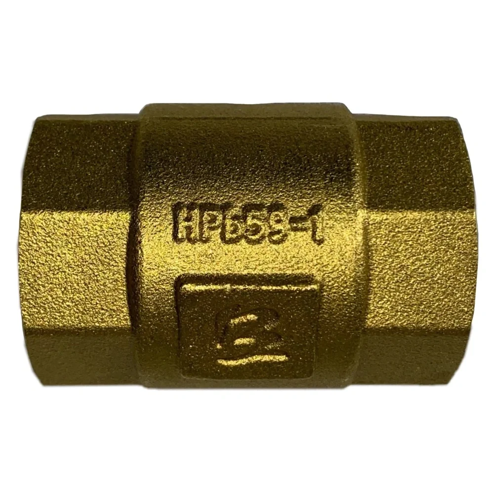 HP659-1 Brass Check Valve in-Line Spring Non Return 3/4